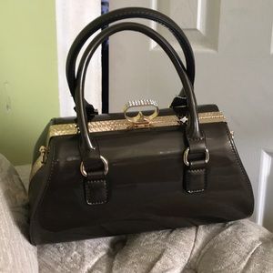 Alyssa Vegan Approved pewter color pocketbook